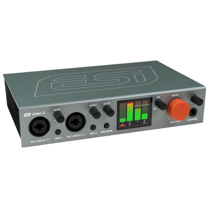 ESI Audio 25 0066 Amber i2 USB Ses Kartı | Loopback Özelliği ile Yayıncılar İçin İdeal